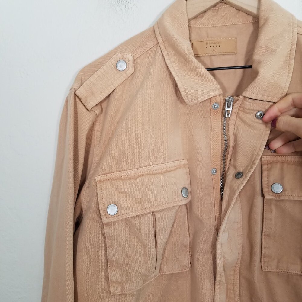 Blank NYC 100% Cotton Zip Up Jacket Size L - Picture 4 of 7
